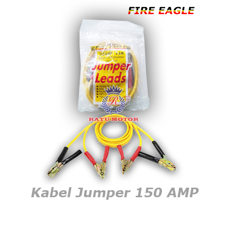 Kabel Jumper Accu 150 Amp 2,5 M