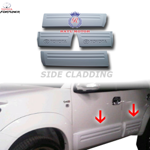 Side Cladding Original FORTUNER 2005-2015 / HILUX (Cat warna Bodi)