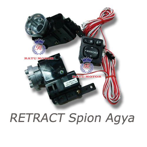 Motor RETRACT Spion AGYA 2013-2016 Manual (Saklar Model Original)