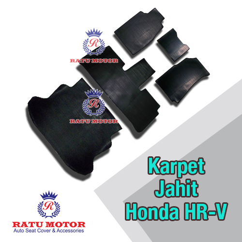 Karpet Karet Jahit Honda HRV 2015-2018 Hitam