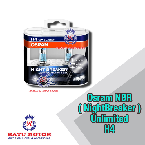 OSRAM NBR Halogen Unlimited H4 60/55 Watt (Night Breaker)