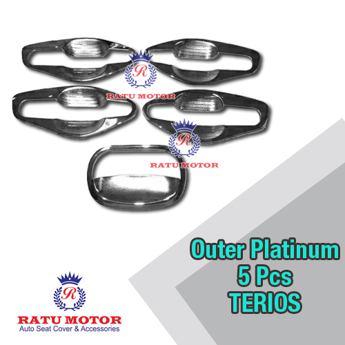 Outer HandleTERIOS 2006-2017 Model Platinum 5 Pcs Chrome