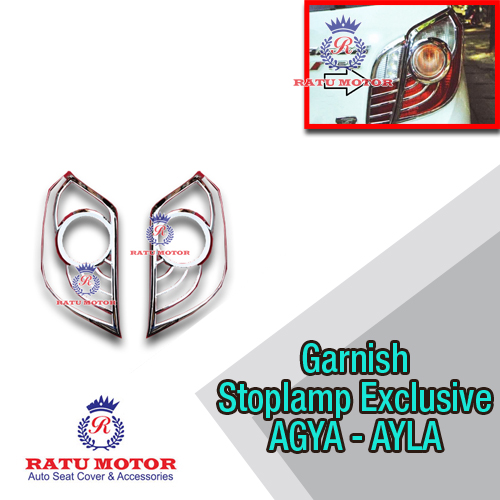 Garnish Stoplamp AGYA 2013-2016 Model Exclusive Chrome