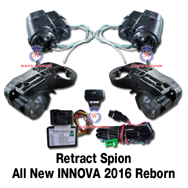  Motor RETRACT Spion All New INNOVA 2016 Reborn + Auto Retract (Saklar Model Biasa)