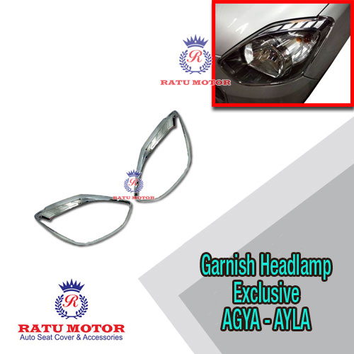 Garnish Headlamp AGYA 2013-2016 Model Exclusive Chrome