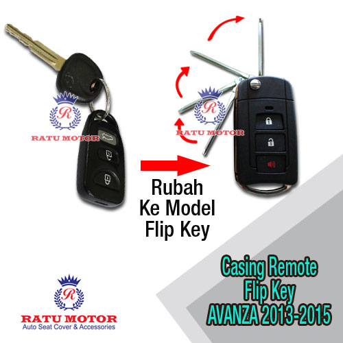 Casing Remote Flip Key AVANZA 2012-2015