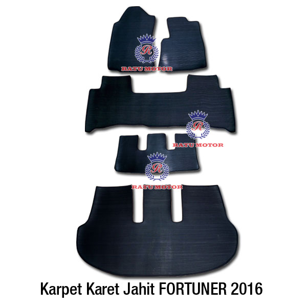 Karpet Karet Jahit All New FORTUNER 2016 Hitam