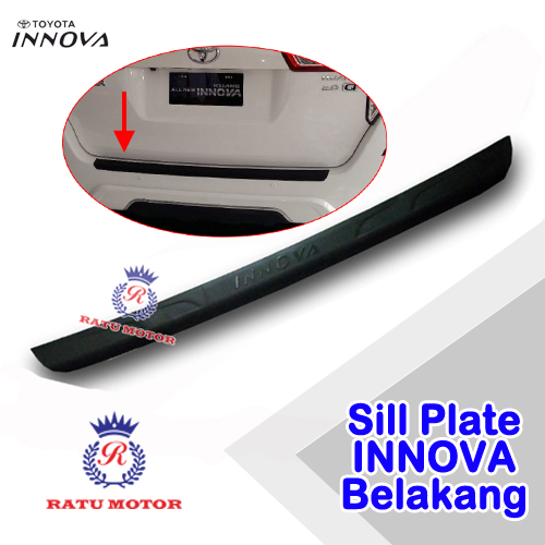 Sill Plate Belakang INNOVA 2005-2014 Plastik Hitam