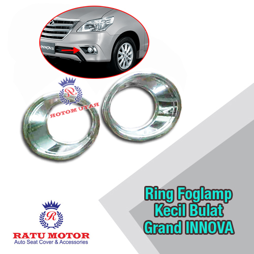 Ring Foglamp Kecil Grand All New INNOVA 2014-2015 Chrome