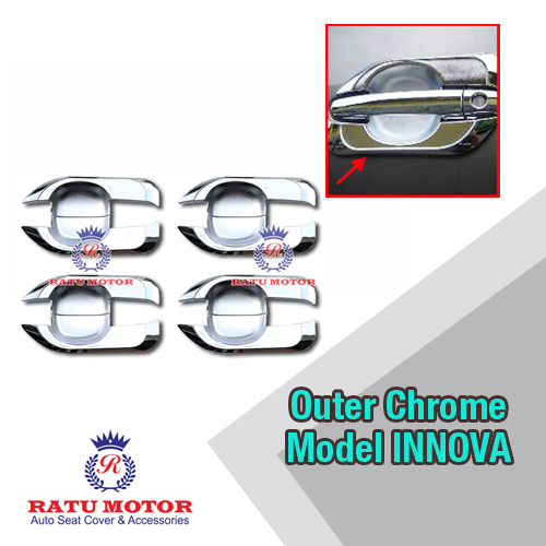 Outer Handle Toyota FORTUNER 2005-2015 Model Innova Chrome