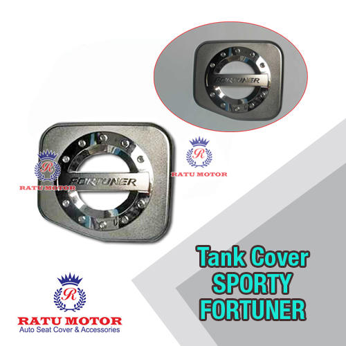 Tank Cover FORTUNER 2005-2015 Model Sporty Chrome