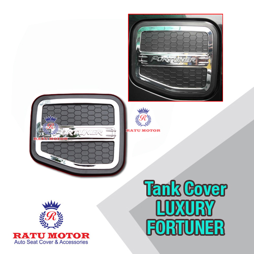 Tank Cover FORTUNER 2005-2015 Model Luxury Hitam / Putih