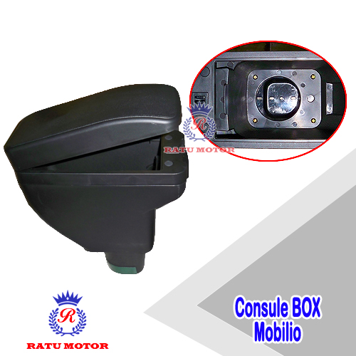 Console Box MOBILIO 2013-2017 Plastik Hitam