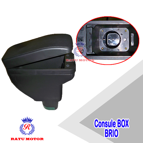 Console Box BRIO 2013-2017 Plastik Hitam