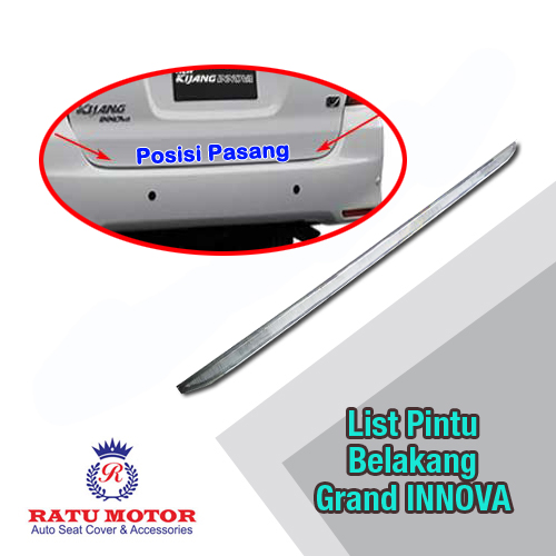 List Pintu Belakang Grand New INNOVA 2012-2015 Chrome