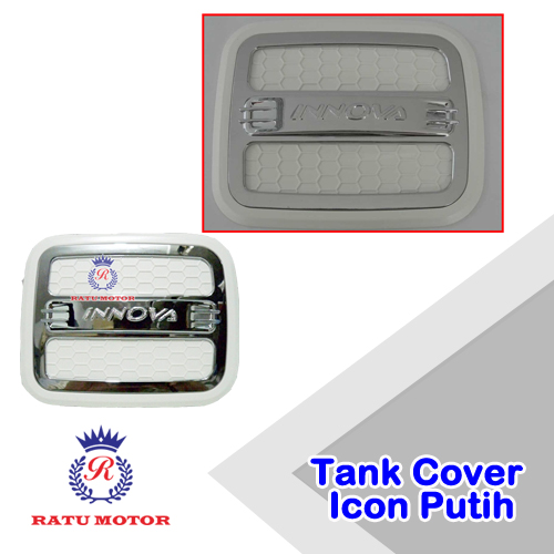 Tank Cover INNOVA 2005-2014 All Varian Model Luxury Putih
