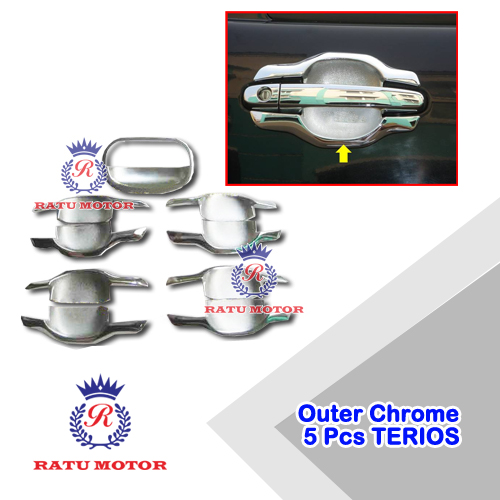 Outer Handle Daihatsu TERIOS 2006-2017 (5 Pcs) Chrome