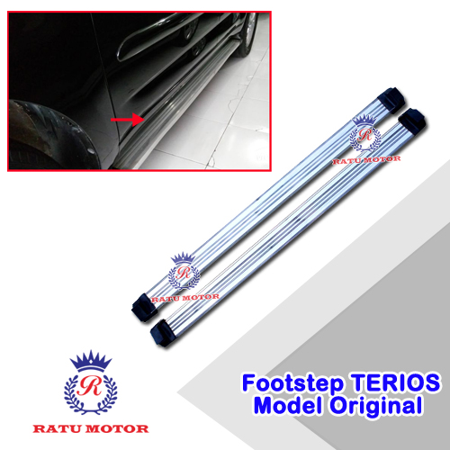 FootStep Toyota RUSH 2006-2014 Model ORI Warna Silver