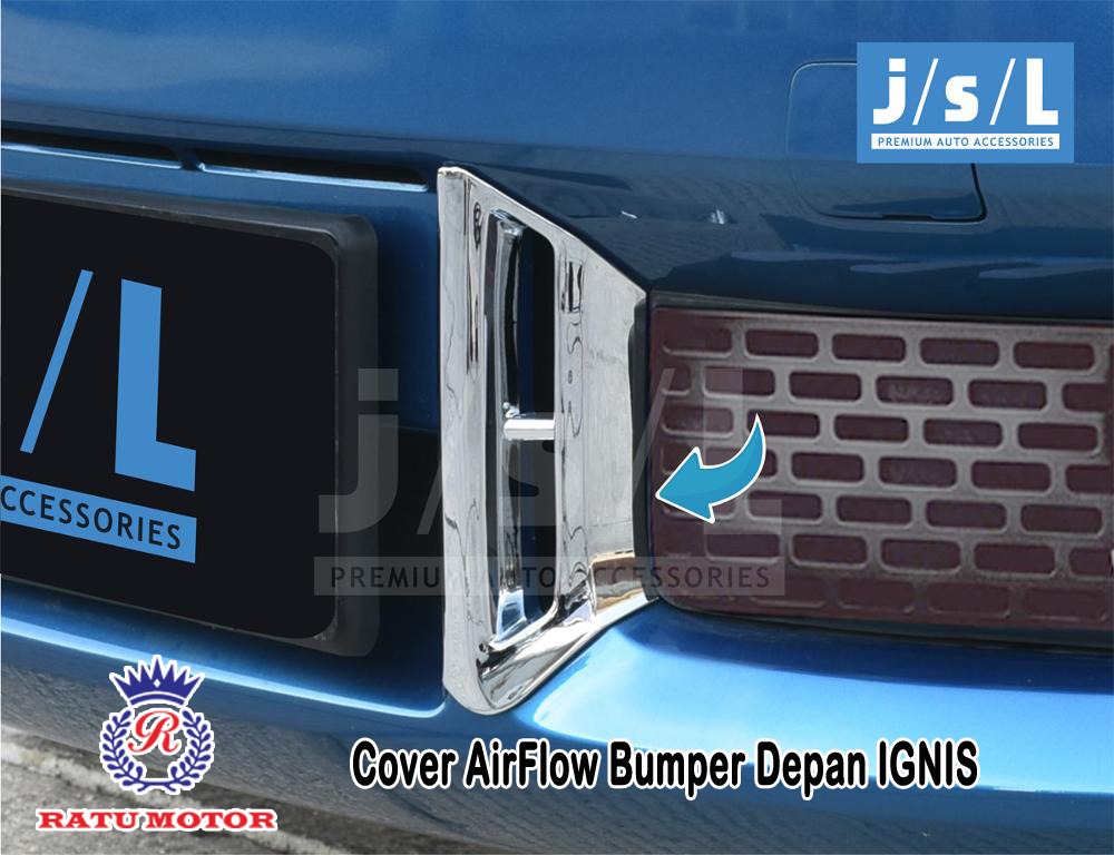 Cover AirFlow Bumper Depan Suzuki IGNIS 2017 Chrome