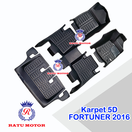 Karpet 5D All New FORTUNER 2017 (4 Pcs) Tanpa Bagasi