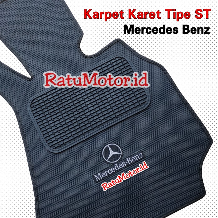 Karpet Karet Tipe ST Mercedes Benz E Class 1998 W210 - Karpet Mercy FULL BAGASI