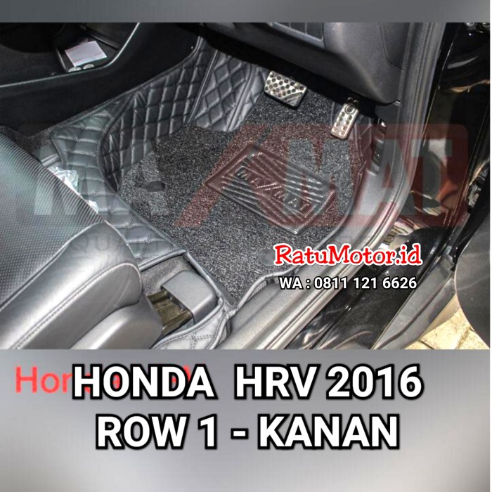 Karpet Mangkok MAXMAT 7D Honda HRV 2018 Full Bagasi - Bukan 5D 3D