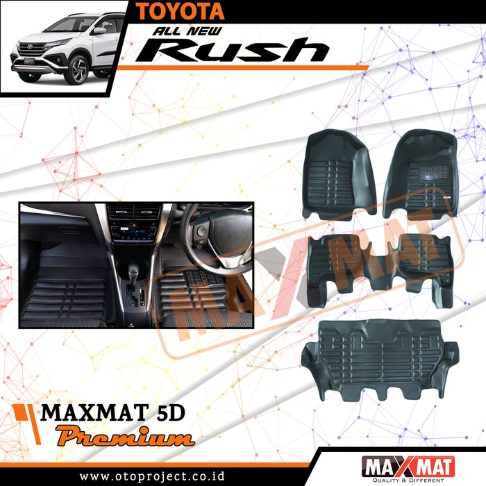 Karpet Mobil Maxmat 5D Premium RUSH 2019 - Karpet Mangkok