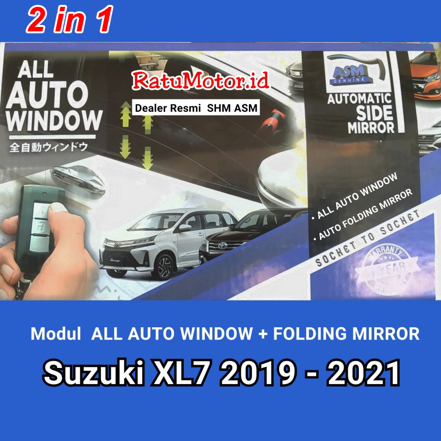 SHM Modul 2in1 ALL POWER WINDOW + SPION Otomatis Suzuki XL7 2019