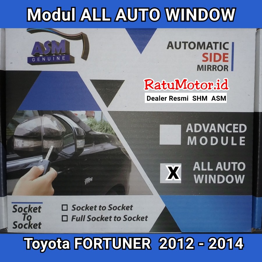 ASM Modul ALL POWER WINDOW Otomatis Up/Down FORTUNER 2014