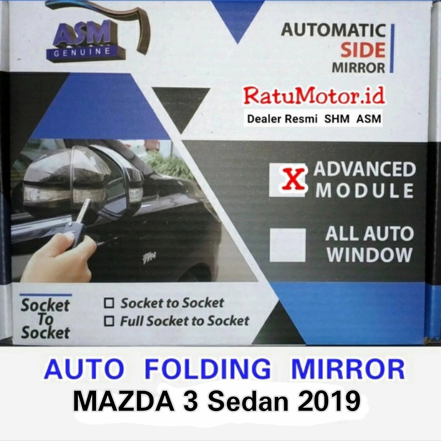 SHM Modul AUTO FOLDING Mirror MAZDA 3 2019 - Spion Lipat ASM