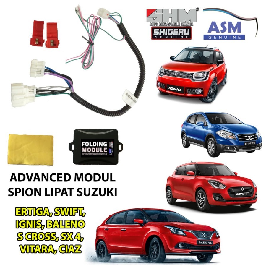 SHM Modul AUTO FOLDING Mirror Suzuki SWIFT 2018 - Spion Lipat ASM